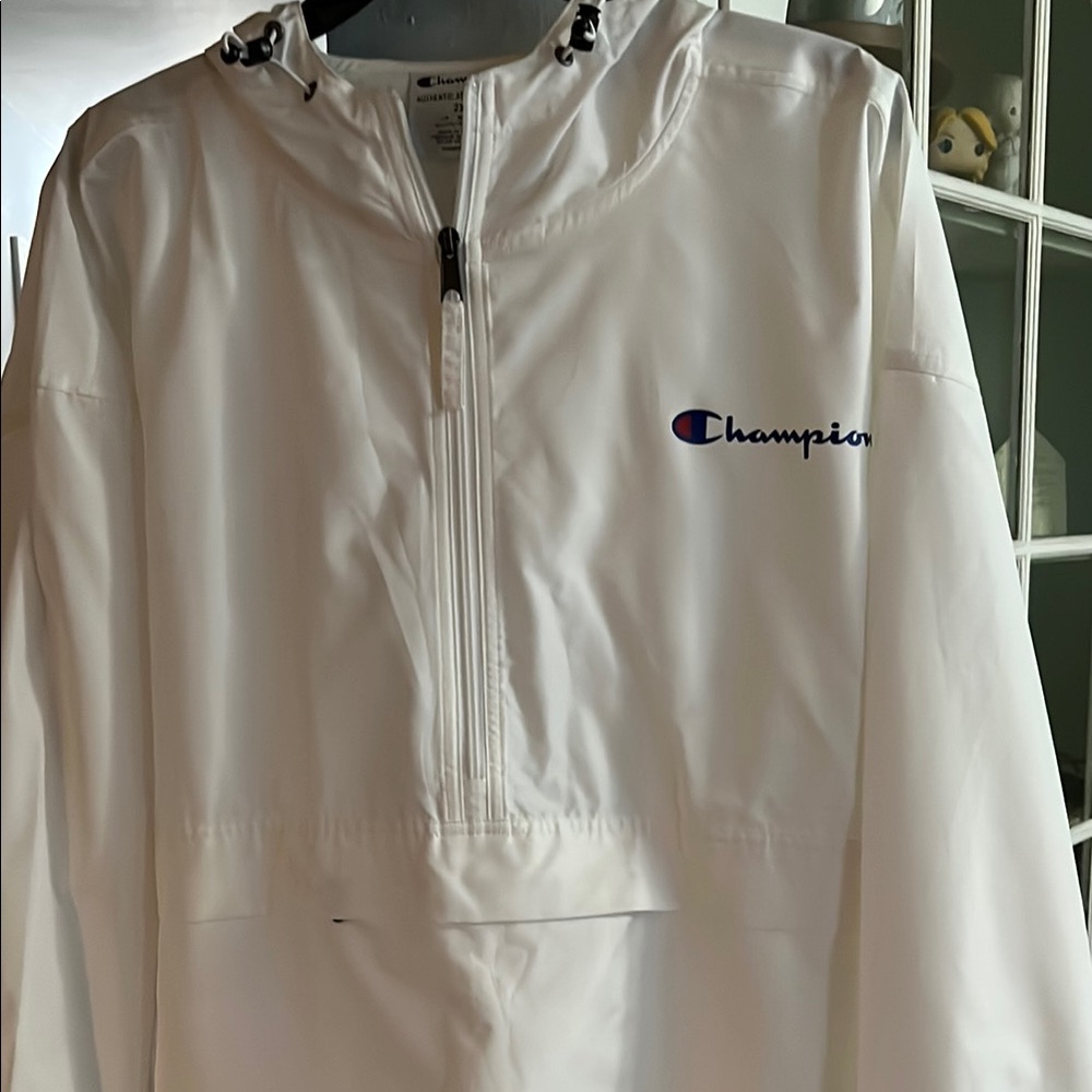 Champion White Pullover Jacket
